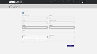
                            2. Case Casting - Cadastro