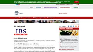 
                            4. Case collection: IBS Hyderabad | The Case Centre, for corporate ...