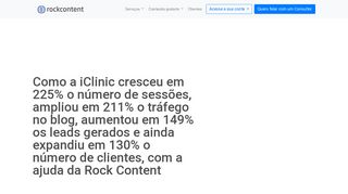 
                            7. Case iClinic: crescimento de 225% no número de sessões - Rock ...