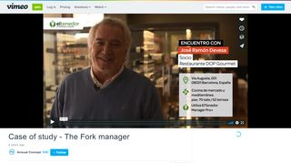 
                            10. Case of study - The Fork manager on Vimeo