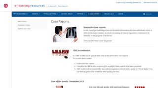 
                            10. Case Reports - ERS e-Learning Resources