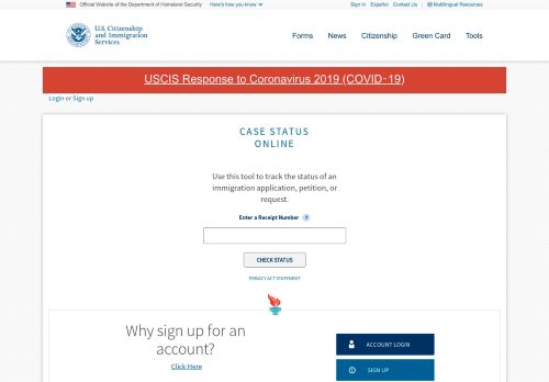 
                            12. Case Status Online - Case Status Search - USCIS