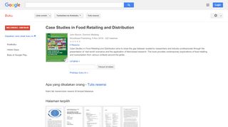 
                            9. Case Studies in Food Retailing and Distribution - Hasil Google Books