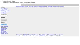 
                            12. Case studies in science — NCC Dept. of MAT/CSC/ITE