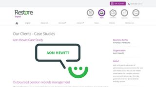 
                            8. Case study: Pension records management for Aon Hewit