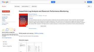 
                            12. Cased-Hole Log Analysis and Reservoir Performance Monitoring