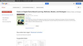 
                            9. Cases on Digital Game-Based Learning: Methods, Models, and ...