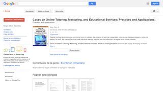 
                            12. Cases on Online Tutoring, Mentoring, and Educational Services: ...