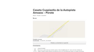 
                            6. Caseta Cuapiaxtla de la Autopista Amozoc - Perote - Wikimapia