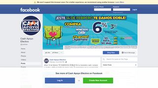 
                            8. Cash Apoyo Efectivo - Posts | Facebook