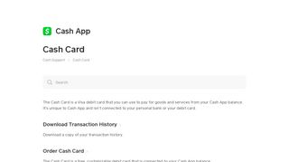 
                            8. Cash Card - Cash App