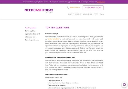 
                            11. Cash Loan Questions and Answers | Moola NZ - Fast Cash Loans NZ