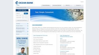
                            4. Cash Management - Ocean Bank
