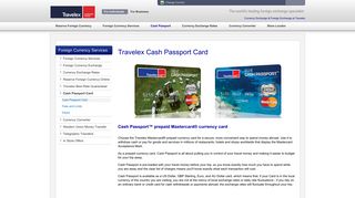 
                            8. Cash Passport Card - Travelex