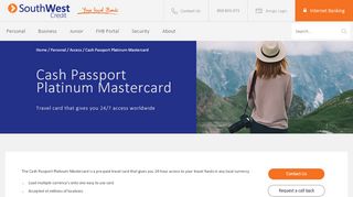 
                            10. Cash Passport Platinum Mastercard - South West Credit