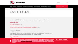 
                            2. Cash Portal | G4S Nederland