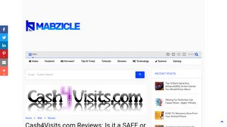 
                            11. Cash4Visits.com Reviews: Is it a SAFE or a SCAM Site ? - Mabzicle