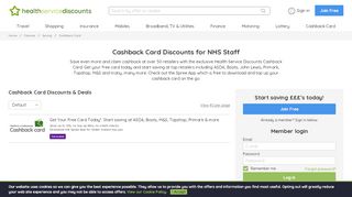 
                            5. Cashback Card NHS Discounts