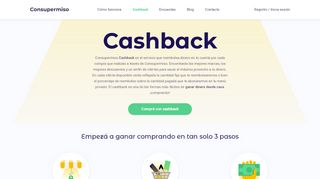 
                            6. Cashback - Gana dinero por comprar | Consupermiso