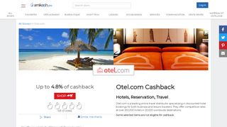 
                            13. Cashback Otel.com : Cheap Hotels | Discount Hotel Reservations