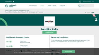 
                            11. Cashback World | Euroffice Italia Cashback & Shopping Points