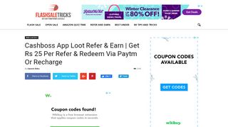 
                            8. Cashboss App Loot Refer & Earn | Get Rs 25 Per Refer & Redeem Via ...