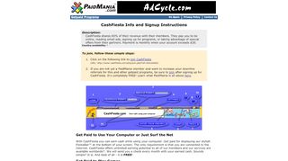 
                            3. CashFiesta Signup Instructions - PaidMania