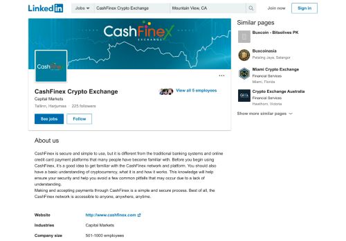 
                            2. CashFinex Crypto Exchange | LinkedIn