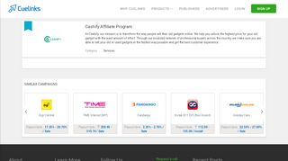 
                            6. Cashify Affiliate Program with Highest Payout Upto ₹144.0 - Cuelinks