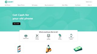 
                            1. Cashify: Sell Old, Used Mobile Phone or Laptop Online for Instant Cash