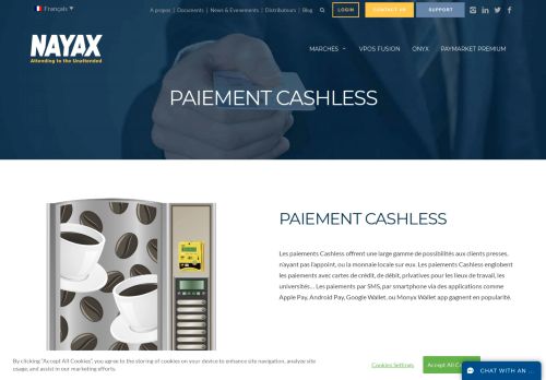 
                            3. Cashless Payments - Nayax