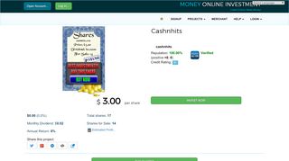 
                            1. Cashnhits - Money Online Investment