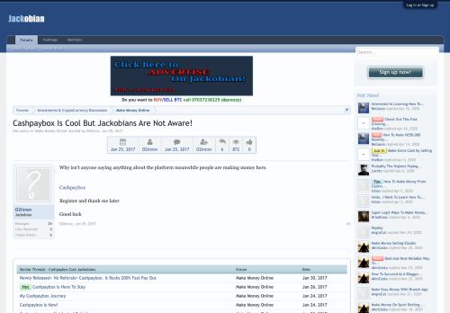 
                            6. Cashpaybox Is Cool But Jackobians Are Not Aware! | Jackobian Forums