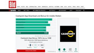 
                            10. Cashpoint App Download & Bonus für mobile Wetten | Bild Sportwetten