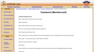 
                            6. Cashpoint (Membercard) - Häufig gestellte Fragen - Wettbasis