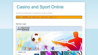
                            8. Casino and Sport Online: Member Login