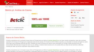 
                            10. Casino Betclic - Bónus de Registo de 100% até 100€ - Casino.pt