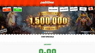 
                            4. Casino Calzone, A Tasty Menu of the Best Slots and Table Games!