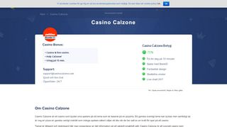 
                            9. Casino Calzone - Ta ut din deg på 15 minuter! - Spelsidor.se