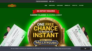 
                            4. Casino Classic: Free Casino Games | Get a €500 FREE bonus