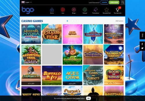 
                            9. Casino Games | Play Best Casino Games at bgo Casino