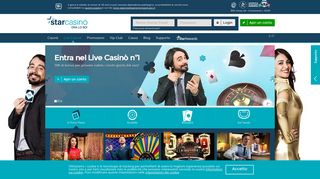 
                            3. Casinò Live- Gioca dal vivo con 1.000€ bonus su StarCasinò