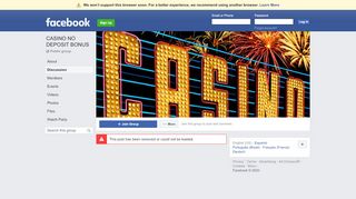 
                            11. CASINO NO DEPOSIT BONUS Public Group | Facebook