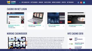 
                            12. Casino on net login - Spilleautomater jammer - Casino Norsk