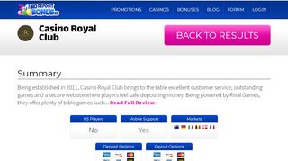 
                            13. Casino Royal Club - No Deposit Bonus