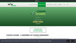 
                            1. Casino Share - Casino Rewards Member Casino
