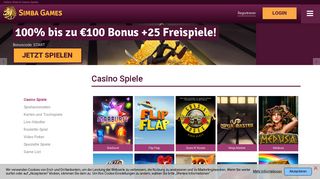 
                            6. Casino Spiele - Online casino | SimbaGames