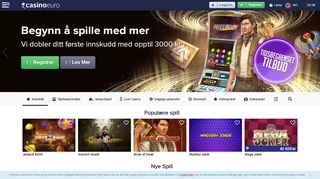 
                            13. CasinoEuro - Europas online casino - Spill casinospill her!