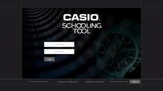 
                            9. CASIO Schooling Tool Login