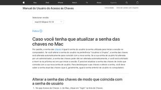 
                            2. Caso você tenha que atualizar a senha das chaves no Mac - Suporte ...